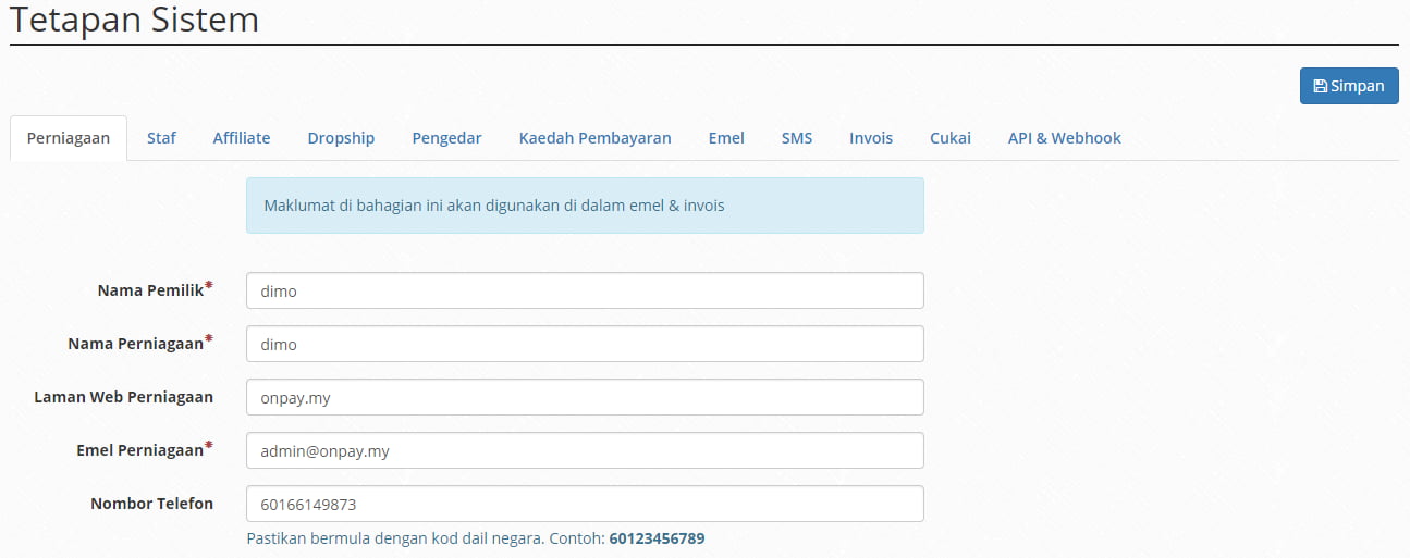 Topik 2 Tutorial Onpay